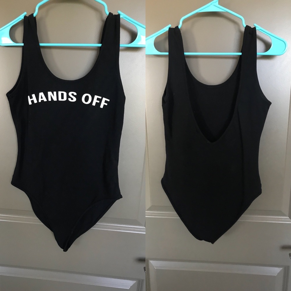 Black Halter Bodysuit